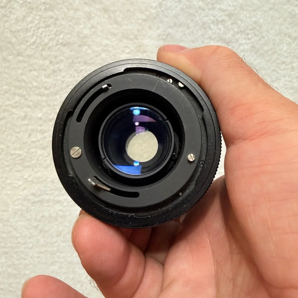 Tou Five Star MC Auto Macro Zoom 75-200mm f/4.5 Lens for Canon FD Black Vintage